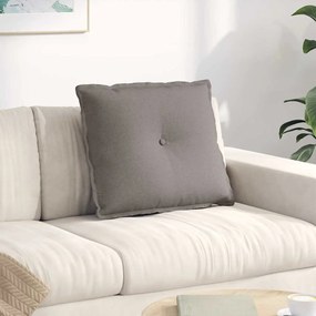 vidaXL Μαξιλάρι Πλάτης Taupe 60 x 19 x 50 εκ ύφασμα