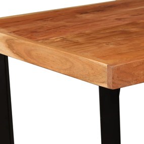 vidaXL Τραπέζι Μπαρ 60 x 60 x 107 εκ. από Μασίφ Ξύλο Ακακίας