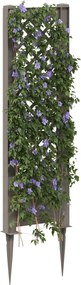 vidaXL Πλέγμα με Ακίδα Γκρι 43 x 6 x 165 εκ. PP
