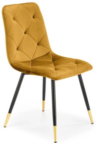 60-21202 K438 chair color: mustard DIOMMI V-CH-K/438-KR-MUSZTARDOWY, 1 Τεμάχιο