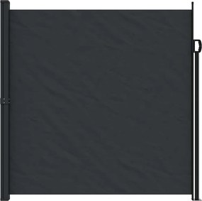 vidaXL Σκίαστρο Πλαϊνό Συρόμενο Μαύρο 200 x 300 εκ.