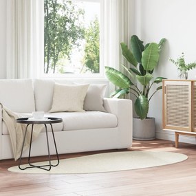vidaXL Χαλιά Χώρου Κρεμ 100x200 εκ. Πολυεστέρα Αντιολισθητικό
