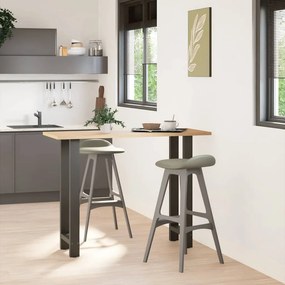 vidaXL Πόδια Τραπεζιού Μπαρ 2 τεμ. Ανθρακί 40x (100-101) εκ. Ατσάλι