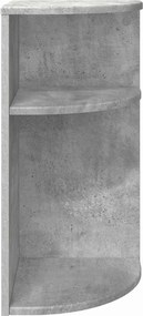 vidaXL End Table Σκυρόδεμα Γκρι 29,6 x 29,6 x 60 εκ Επεξεργασμένο ξύλο