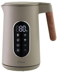 Primo Βραστήρας 1.7L 2200W Digital Ανοξείδωτος Cool Touch PRCK-40496 Γκρι 400496
