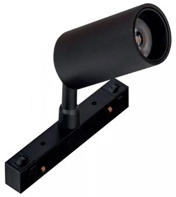 Σποτ Μαγνητικής Ράγας 20406 7W 4000K 605Lm 3,7x8,7cm On/Off Black