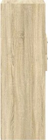 vidaXL Ντουλάπι Sonoma Δρυς 40x42,5x124 εκ. από Επεξεργασμένο Ξύλο