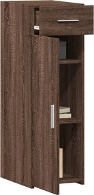 vidaXL Μπουφές Καφέ Δρυς 30x42,5x93 εκ. από Επεξεργασμένο Ξύλο