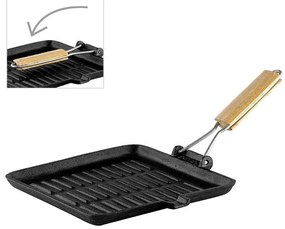 Muhler Tika MR-2416CI Γκριλ τηγάνι από Μαντέμι 24x24cm