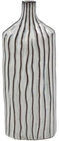 Βάζο Κεραμικό 003-125-124 15x9x38cm White-Grey Κεραμικό