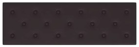 vidaXL Πάνελ Τοίχου 12 τεμ. Μαύρα 90 x 30 εκ. 3,24 μ² Συνθετικό Δέρμα