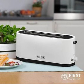 Τοστιέρα First Austria FA-5368-4, 900 W, Λειτουργία απόψυξης, 38 εκ., Λευκό