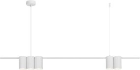 Κρεμαστό Φωτιστικό Ράγα με Σποτ Genesis 100cm Λευκό