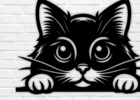 Σετ των 2 Intra απο ξύλο plywood 3mm-4mm πάχος – Peeking Cat Laser DXF Δίασταση 20x20 cm INTRAFABR-97328239