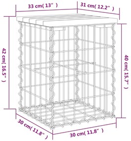 ΠΑΓΚΑΚΙ ΚΗΠΟΥ ΣΥΡΜΑΤΟΚΙΒΩΤΙΟ 33X31X42 ΕΚ. ΑΠΟ ΜΑΣΙΦ ΞΥΛΟ ΠΕΥΚΟΥ 834326