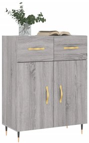 vidaXL Ντουλάπι Γκρι Sonoma 69,5 x 34 x 90 εκ. από Επεξεργασμένο Ξύλο