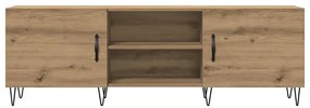 vidaXL Έπιπλο Τηλεόρασης Δρυς τεχνίτης 150x30x50 εκ. Επεξ. Ξύλο