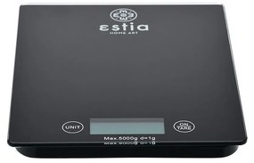 Ζυγαριά Κουζίνας Ηλεκτρονική max 5 kg Black Estia Home Art 01-8826