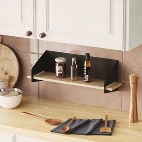 Wall Shelf Long Arm - Black Black