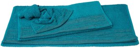 Σετ 3 Πετσέτες 30x50, 50x100, 70x140 Nefeli 4 Lake Blue Anna Riska