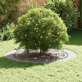 vidaXL κατάλληλο για δαχτυλίδι επίπεδου δέντρου Λευκό Ø90 / 120 εκ.