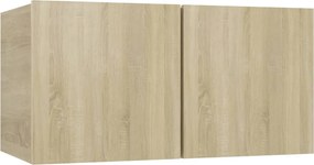 vidaXL Ντουλάπι Τηλεόρασης Κρεμαστό Sonoma Δρυς 60 x 30 x 30 εκ.