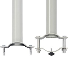vidaXL Σκίαστρο Πλαϊνό Συρόμενο Βεράντας Καφέ 60 x 300 εκ.