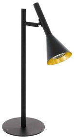 Επιτραπέζιο Φωτιστικό - Πορτατίφ Led 97805 Black - Gold Cortaderas Eglo Μέταλλο