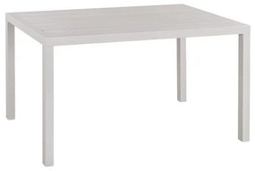 Aluminum Table 140x80 white