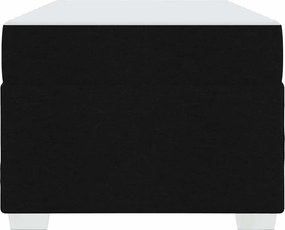 vidaXL Σκελετός Κρεβατιού με στρώμα Μαύρο 90 x 200 cm ύφασμα