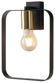 Φωτιστικό Τοίχου - Απλίκα Smith I-SMITH-AP1 1xE27 19,5x27cm Black Luce Ambiente Design Μέταλλο