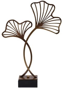 Διακοσμητικό Φύλλο Leafs 835-123-227 32x11x45cm Bronze Metal