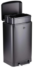 Κάδος Απορριμάτων 20lt Soft Close Μαύρο DIRT DEVIL