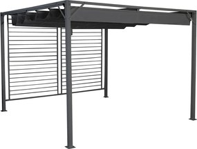 Κληματαριά DKD Home Decor Γκρι 300 x 300 x 230 cm Χάλυβας