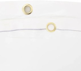 vidaXL Μουσαμάς Λευκός Ø 2,6 μ. 650 γρ./μ²