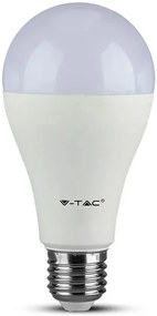 V-TAC Λάμπα LED E27 A65 Samsung Chip SMD 17W Φυσικό Λευκό 4000K Dimmable 20189