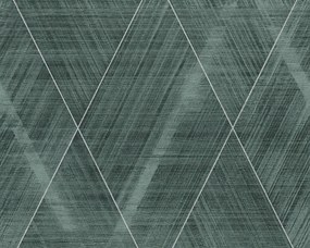 Ταπετσαρία Τοίχου Γραμμικά Σχέδια Πράσινο 388242  53cm x 10m