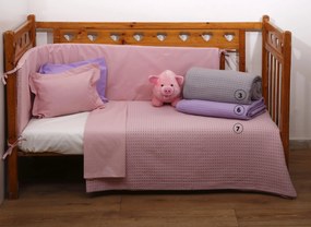Κουβέρτα Αγκαλιάς 80x115 Michelle 7 Blush Pink Anna Riska