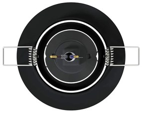 vidaXL Spotlights με προβολείς 12 pcs Μαύρο 9 x 9 εκ. Μέταλλο