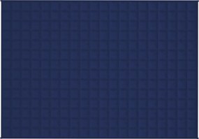 vidaXL Κουβέρτα Βαρύτητας Μπλε 140 x 200 εκ. 6 κ. Υφασμάτινη