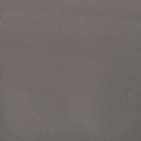 vidaXL Κεφαλάρι Γκρι 80x5x118/128 εκ. από Συνθετικό Δέρμα