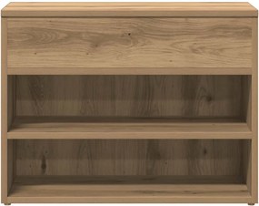 vidaXL Πάγκος Παπουτσιών τεχνίτης Δρυς 60x30x45 εκ. Επεξεργασμένο Ξύλο