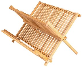 ESTIA ΠΙΑΤΟΘΗΚΗ BAMBOO ESSENTIALS ΑΝΑΔΙΠΛΟΥΜΕΝΗ 2 ΕΠΙΠΕΔΩΝ 42x27.5x38cm