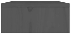 vidaXL Βάση Οθόνης Γκρι 60 x 24 x 10,5 εκ. από Μασίφ Ξύλο Πεύκου