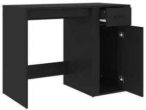 vidaXL Γραφείο Μαύρο 100x49x75 εκ. από Επεξεργασμένο Ξύλο