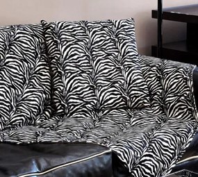Makis Tselios Home Μονοθέσιο Ριχτάρι Zebra 135x135cm