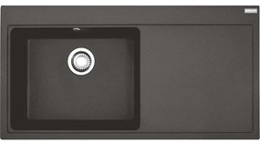 Franke Mythos MTG 611-100 Ένθετος Γρανιτένιος Νεροχύτης με δεξιά ποδιά 60cm Slate Grey