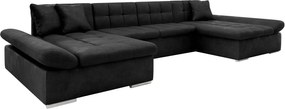 Γωνιακός καναπές Alia-Μαύρο