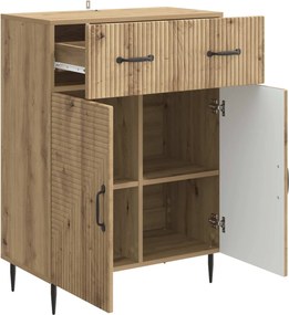 vidaXL Πλαϊνό γραφείο Artisan Δρυς 66 x 34,5 x 89,5 εκ