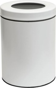 Καλάθι Απορριμμάτων (Φ21x28) Pam & Co 5lt 2128 White Matt